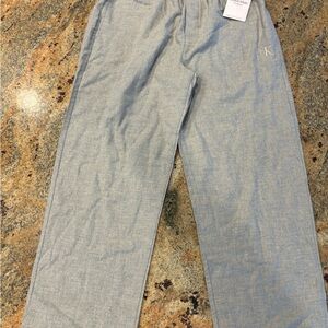 Calvin Klein flannel comfy pants/ lounge wear, size is M. Color is grey. NWT .